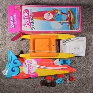 VTG 1975 BARBIE SUNSAILER HOBIE CAT CATAMARAN Selling As Is As Shown
